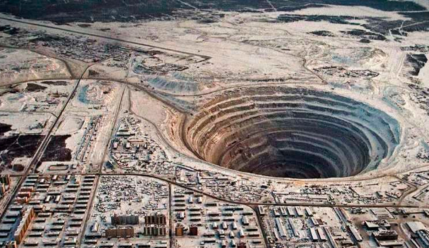 La mina de diamantes más grande del mundo