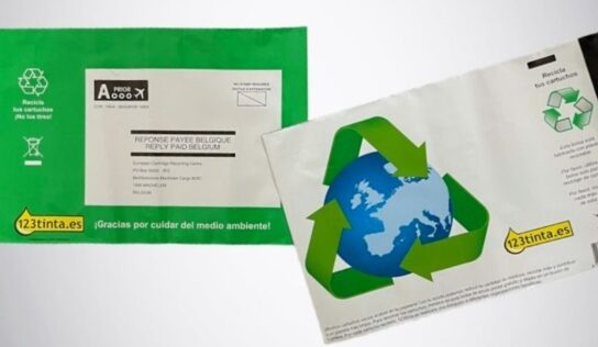 123tinta incorpora bolsas especiales para el reciclado de cartuchos vacíos