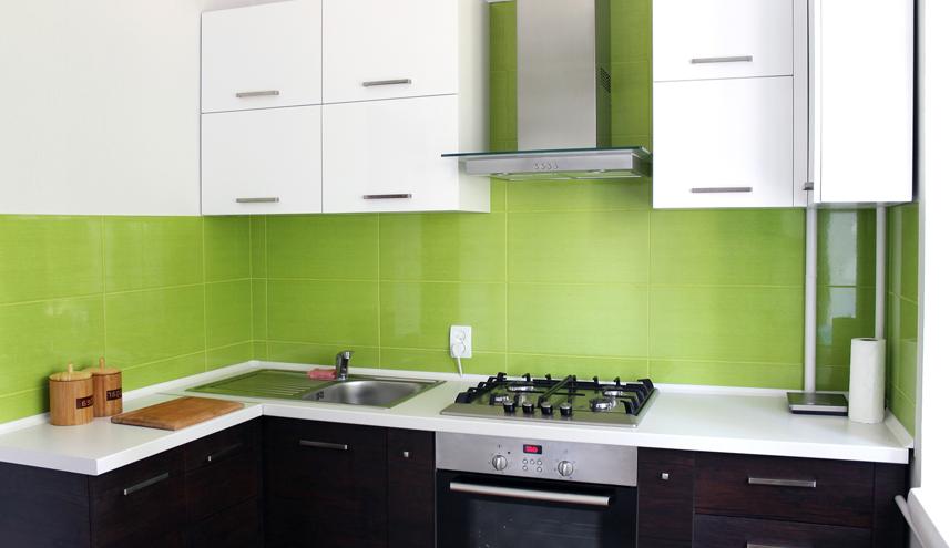 Pintura verde para la cocina