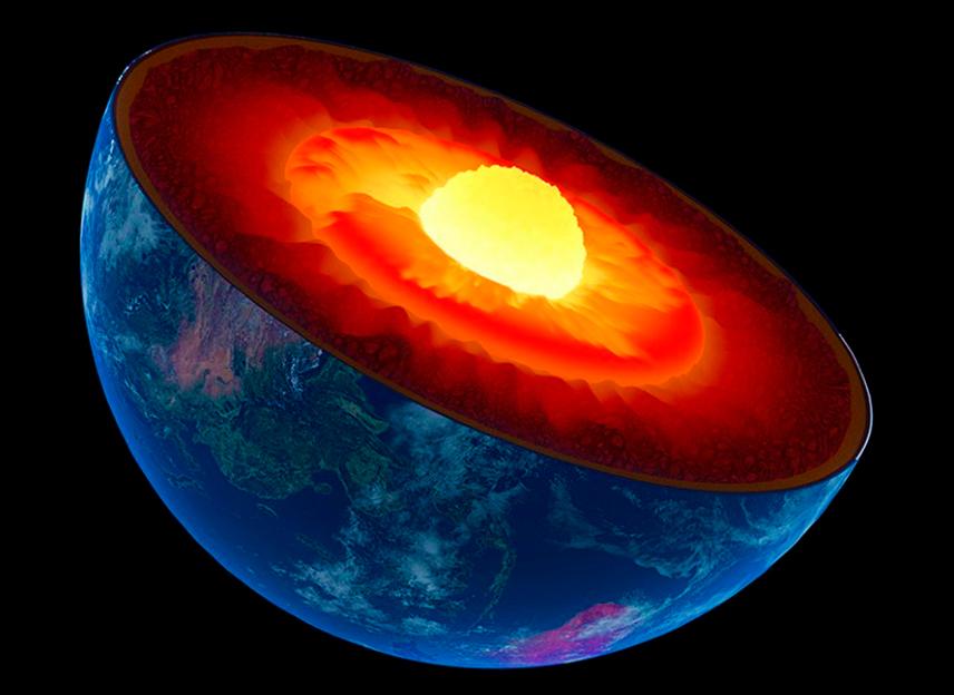 Un sorprendente descubrimiento sobre el núcleo de la tierra