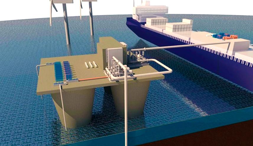 Este sistema también está integrado con plantas desaladoras que tratan el agua de mar a partir del agua de mar existente. (Foto MIT)